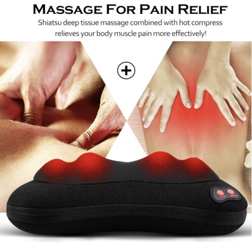 Shiatsu Neck & Back Massager Pillow