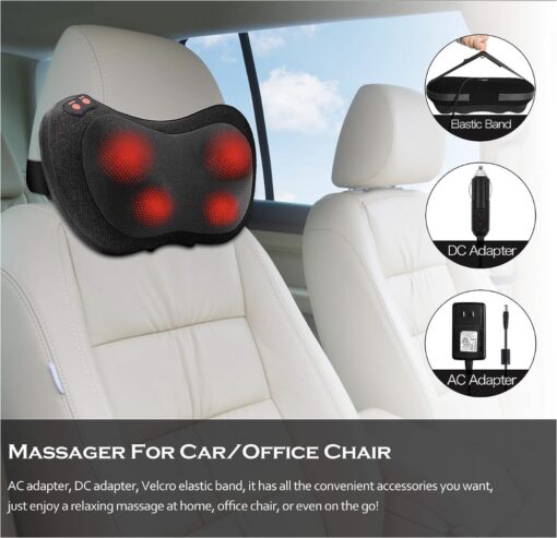 Shiatsu Neck & Back Massager Pillow